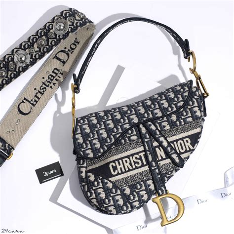 authentic christian dior saddle bag.